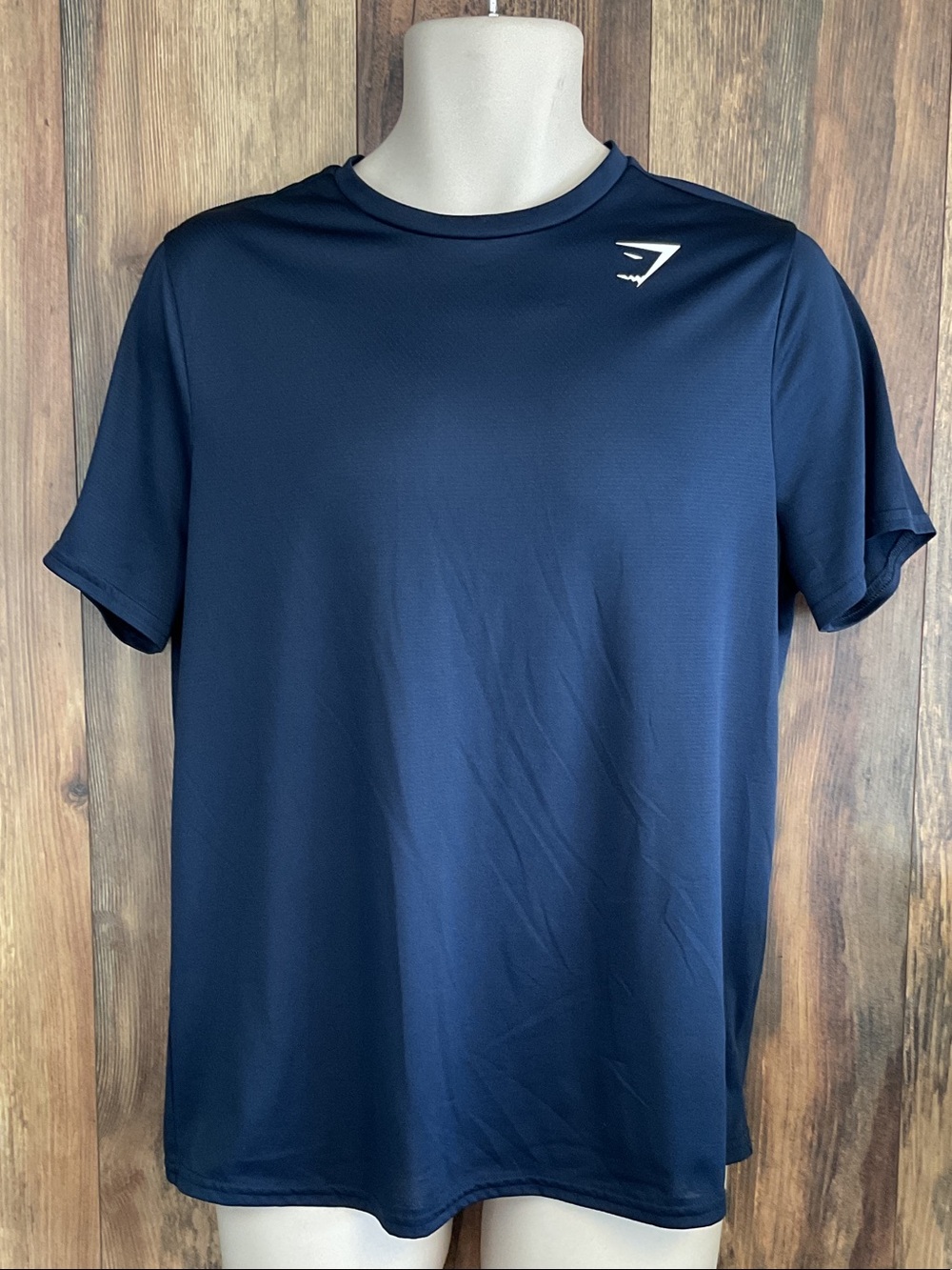 Gymshark Men’s Navy Short Sleeve Performance Tee M       462B